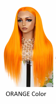 Princess Pink Brazilian Hair 24'  Glueless Body Wave Human Hair Pre-cut Lace Front Wigs